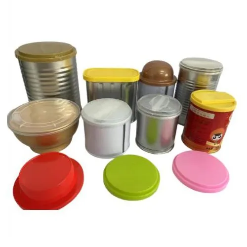 Plastic Lids On Tin Cans